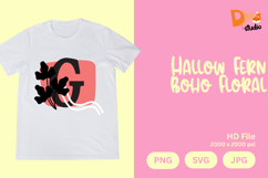 Hallow Fern Boho Floral Monogram Product Image 1