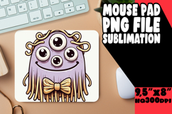 Joyful MOUSE PAD PNG Art, Monster Product Image 1