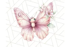 Pastel Fairies and Butterflies PNG, Spring Fantasy Clipart Product Image 5