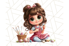 Easter Kids Clipart, Holiday Activities and Craft PNG Product Image 9
