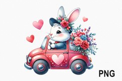 Easter Day Bunny Sublimation - Easter Day Clipart PNG Design Product Image 1