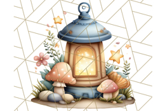 Dreamy Nature Clipart PNG, Whimsical Forest Elements Product Image 5