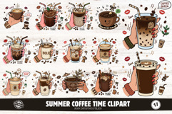 Summer Coffee Time Clipart Product Image 1