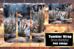 Snowy Scenery Tumbler Wrap Product Image 1