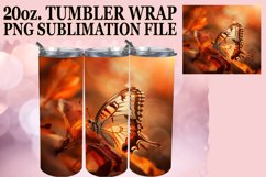 Spring Fantasy Tumbler with Butterfly Design - Blooming Eleg Product Image 1