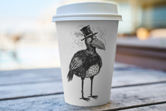 Goth Creepy Birds Clipart Product Image 5