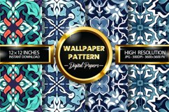 Wallpaper Pattern Digital Papers - 04 Variations Product Image 1