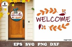 Autumn Round Signs | Svg Bundle | Door Hangers Product Image 4