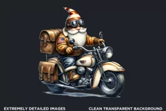 American biker clipart, Patriotic Gnome, Road 66, USA flag Product Image 2