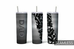 Fathers Day Tumbler Sublimation | 20 oz | Skinny Product Image 6