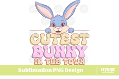 Easter Sublimation PNG Bundle Bunny Chick Farm Hip Hop Joy Product Image 8