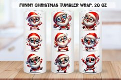 Funny christmas characters Tumbler Wraps|BUNDLE PNG. Product Image 17
