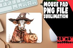 Funny Watercolor Cow Mouse Pad Design Product Image 1