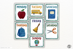 School Flash Cards Clipart Product Image 5