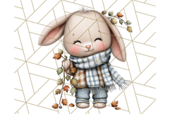 Thanksgiving Woodland Animals Clipart PNG Product Image 5