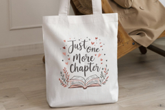 Just One More Chapter PNG Book Lover’s Clipart, Reading Product Image 3