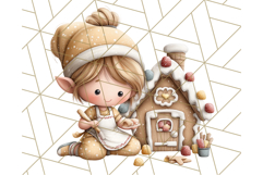 Storybook Santa &amp; Friends PNG Clipart, Christmas Png Clipart Product Image 5