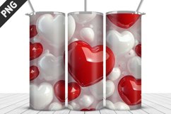 Valentines Love Skinny Tumbler PNG Wrap| Valentines Tumbler Product Image 2