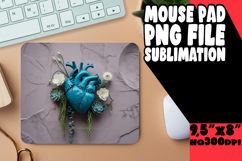 Timeless mouse MAT Playful Design, 3D Heart Product Image 1