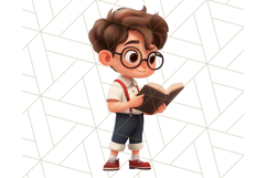 Boy Teacher PNG, Back to School Clipart, Classroom Decor Product Image 13