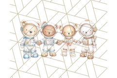 Kawaii Space Creatures Clipart PNG, Galaxy Alien Clip Art Product Image 5
