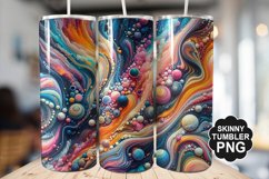 Closeup of Abstract Tumbler Warp - Tumbler PNG Design Product Image 1