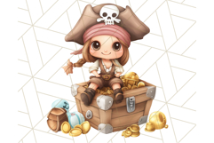 Cartoon Pirate Kids and Animals PNG Clipart for Fun Designs Product Image 5