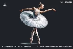 Watercolor Ballerina Watercolor clipart, ballet Dancer png Product Image 2