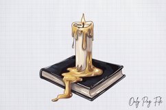 Books Halloween Clipart PNG Product Image 1