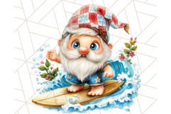 Cute Beach Gnome PNG, Summer Gnome Clipart, Digital Art Product Image 5