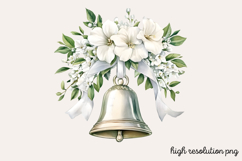 White Wedding Watercolor Clipart PNG Product Image 1