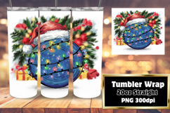 VIVID 20oz Tumbler PNG Template , Holiday Product Image 1