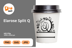 Elarose Split Monogram Product Image 1