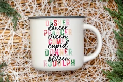 Christmas PNG, Reindeer Names PNG Product Image 9