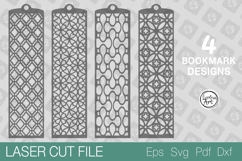 Bookmark Laser Cut SVG |Bookmark Template Product Image 2