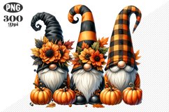Halloween Gnomes Sublimation - Clipart PNG Design Product Image 1