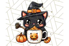 Monster Café Halloween PNG Clipart, Coffee Holiday Clip Art Product Image 5
