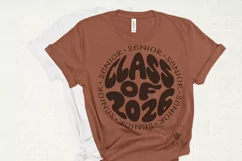 Senior Class of 2026 in the shape of a circle SVG Cut Product Image 3