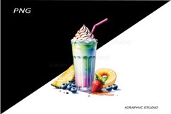 Milkshake Clipart, Food Clipart Product Image 1