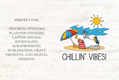 Summer Seagull Stickers Product Image 2