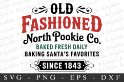 Old Fashioned North Pookie Co.Svg | Christmas svg Product Image 1