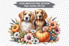 Halloween Dog - Halloween clipart Sublimation PNG Design Product Image 1