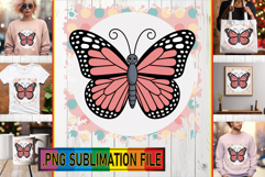 FUN PNG TSHIRT Designs, Butterfly Product Image 1