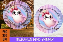 Cute Halloween Wind Spinner PNG, Iridescent Halloween PNG Product Image 2