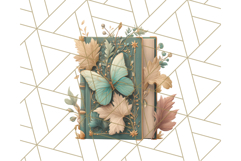 Cottagecore Butterfly and Book PNG Clipart Reading Elements Product Image 5