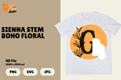 Sienna Stem Boho Floral Monogram Product Image 1