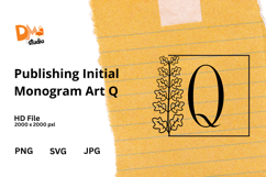 Publishing Initial Monogram Art Product Image 1
