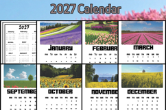 2027 calendar templates with images Product Image 2