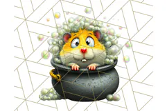 Halloween Animals in Costumes Clipart PNG, Cute Pets Art Product Image 5