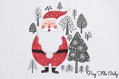 Scandinavian Folk Art Christmas Clipart PNG Product Image 1